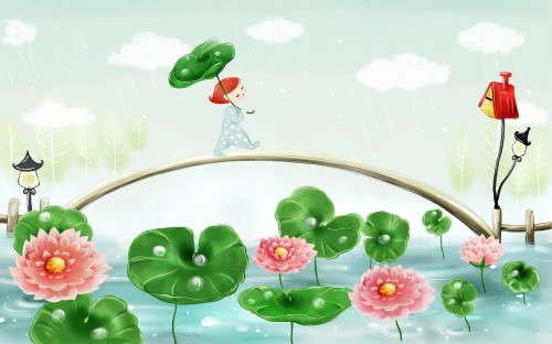 アニメーション壁紙 緑 工場 図 花 葉 水彩絵の具 スイレン クリップ アート 水生植物 Wallpaperkiss