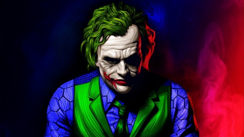 Laptop Wallpaper Fictional Character Supervillain Joker Superhero Art Wallpaperkiss