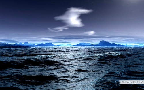 高解像度の壁紙 空 自然 海洋 自然の風景 海 雰囲気 雲 山脈 地平線 波 Wallpaperkiss