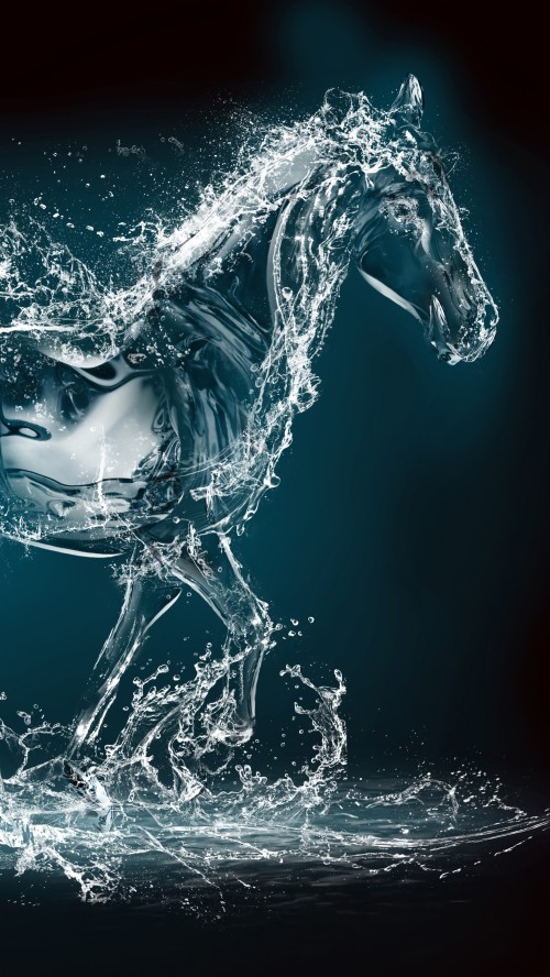 馬の壁紙 水 うま 図 種馬 グラフィックデザイン アート 写真撮影 神話 グラフィックス Wallpaperkiss
