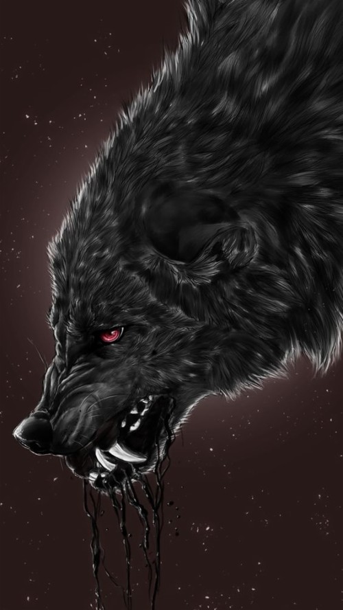 オオカミの壁紙のhd 狼 空 月光 闇 架空の人物 夜 人狼 Cgアートワーク スペース Wallpaperkiss