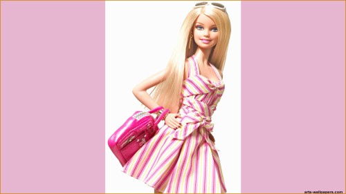バービーの壁紙 ファッションモデル ピンク ヘア バービー 人形 衣類 ドレス ブロンド おもちゃ 美しさ Wallpaperkiss