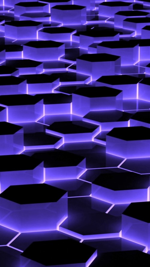 Iphone 6壁紙hd 青い 紫の バイオレット エレクトリックブルー 光 パターン ライン 設計 建築 対称 Wallpaperkiss