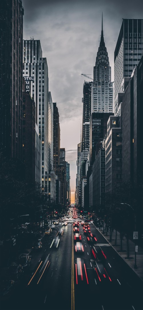 ニューヨークの壁紙 都市の景観 首都圏 市 市街地 超高層ビル 通り 建物 道路 Wallpaperkiss