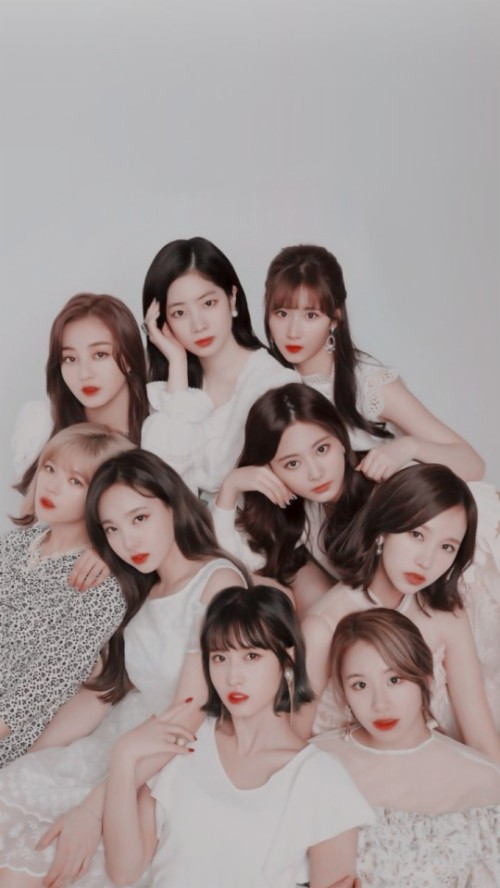 Twice Wallpaper People Hairstyle Fun Wallpaperkiss