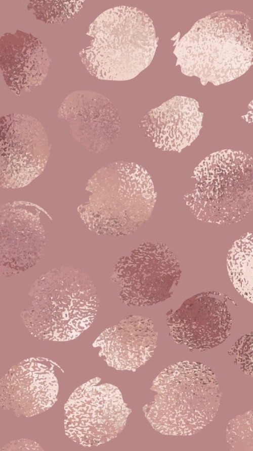 Rose Gold Wallpaper Pattern Pink Wallpaper Design Beige Textile Peach Circle Interior Design Wallpaperkiss