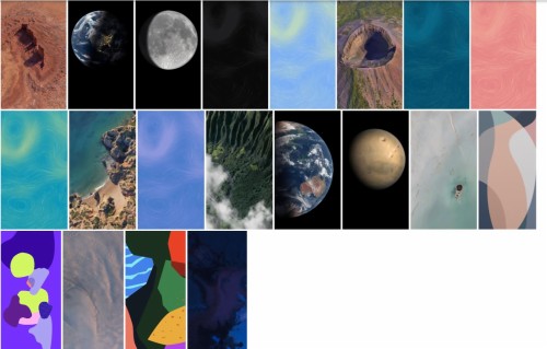 Android用の壁紙をダウンロード コラージュ カラフル 惑星 アート 地球 スペース 世界 岩 Wallpaperkiss