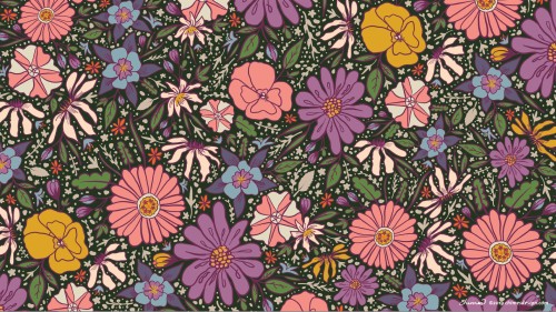 花のデスクトップの壁紙 パターン 花 花柄 野草 工場 ピンク 設計 繊維 視覚芸術 パターン Wallpaperkiss