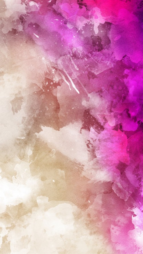 モバイル用壁紙無料ダウンロード ピンク バイオレット 紫の 空 パターン 設計 水彩絵の具 図 スペース Wallpaperkiss