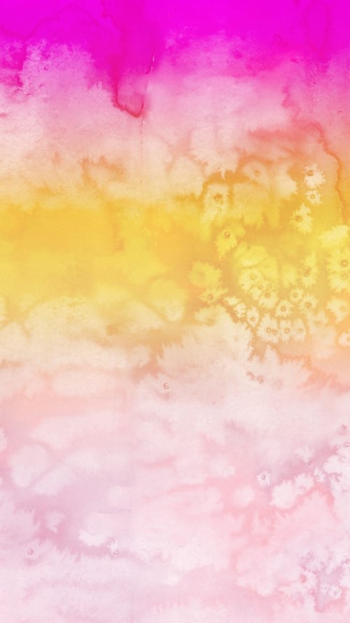 無料のiphoneの壁紙 ピンク 空 紫の 黄 オレンジ パターン 設計 図 水彩絵の具 Wallpaperkiss
