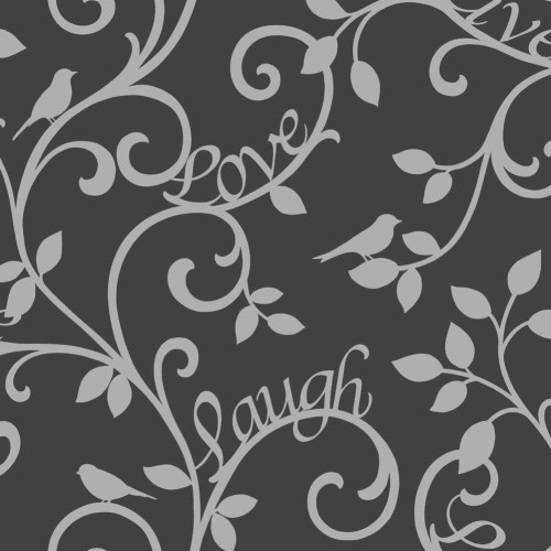 黒と銀の壁紙 パターン 壁紙 設計 視覚芸術 花柄 モチーフ 繊維 工場 黒と白 Wallpaperkiss