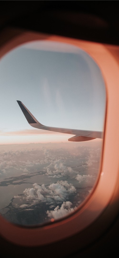 航空壁紙 空 航空会社 窓 地平線 羽 写真撮影 旅客機 飛行機 Wallpaperkiss
