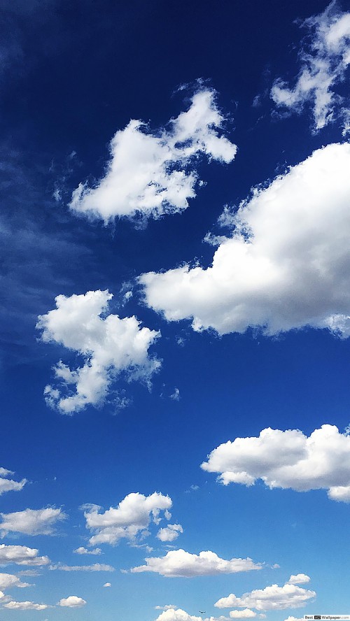 青い空の壁紙 空 雲 昼間 青い 積雲 雰囲気 自然の風景 穏やかな Wallpaperkiss