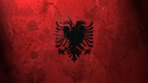 アルバニアの壁紙 国旗 赤 Wallpaperkiss