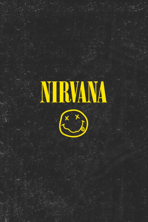 Nirvana Wallpaper Black Text Font Logo Yellow T Shirt Brand Graphics Asphalt Wallpaperkiss