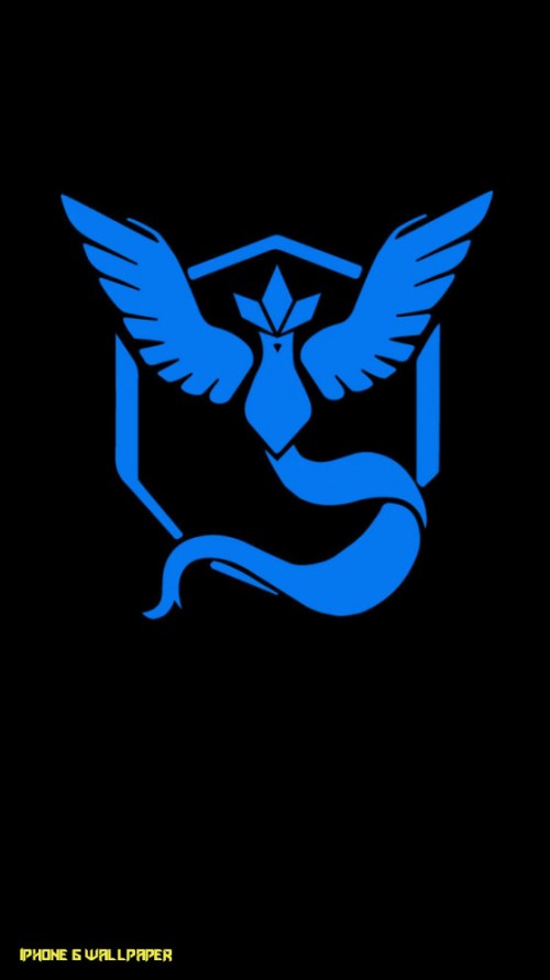 Pokemon Iphone Wallpaper Electric Blue Wing Logo Emblem Symbol Graphics Graphic Design Illustration Wallpaperkiss