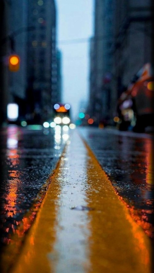 新鮮な壁紙 雨 街路灯 夜 反射 水 大通り 通り 空 道路 Wallpaperkiss