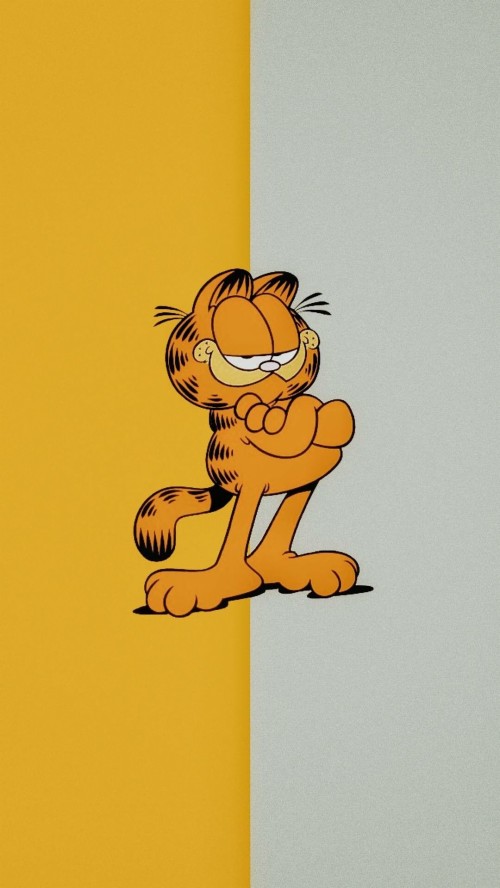 Garfield Wallpaper Cartoon Animated Cartoon Lion Yellow Illustration Animation Big Cats Felidae Art Wallpaperkiss