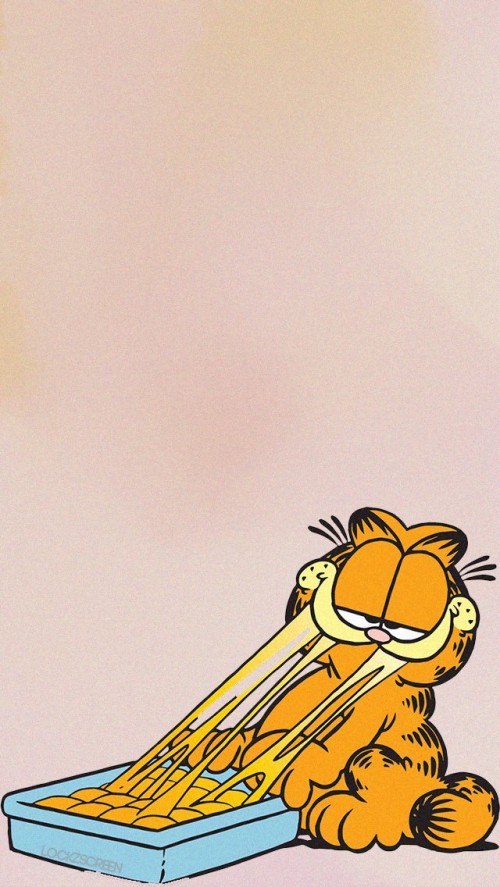 ガーフィールドの壁紙 漫画 黄 図 履物 架空の人物 お絵かき スケートボード キリン アニメーション Wallpaperkiss
