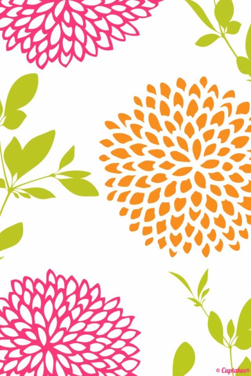 花のiphoneの壁紙 葉 パターン 工場 クリップ アート 花柄 花 繊維 グラフィックス Wallpaperkiss