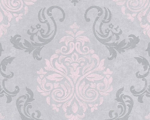 ピンクとグレーの壁紙 パターン 壁紙 設計 視覚芸術 オーナメント モチーフ ペイズリー 繊維 花柄 ペイズリー Wallpaperkiss