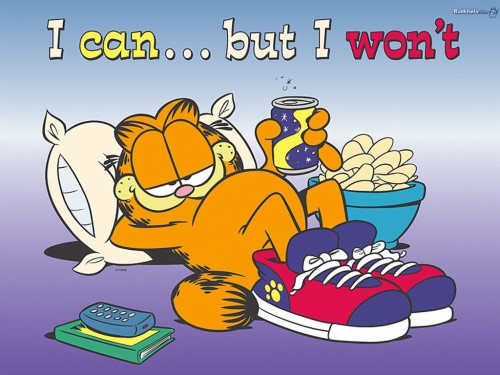 Garfield Wallpaper Cartoon Animated Cartoon Fiction Illustration Fictional Character Clip Art Games Art Wallpaperkiss