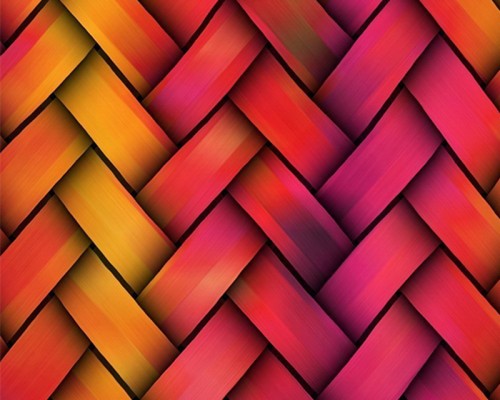 Android携帯無料ダウンロードのための3d壁紙 赤 オレンジ カラフル ピンク パターン ライン 色合いと色合い ルーフ Wallpaperkiss
