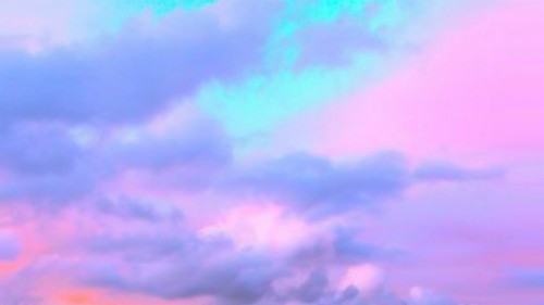 かわいい背景壁紙 空 雲 昼間 雰囲気 ピンク 残照 紫の バイオレット 朝 Wallpaperkiss