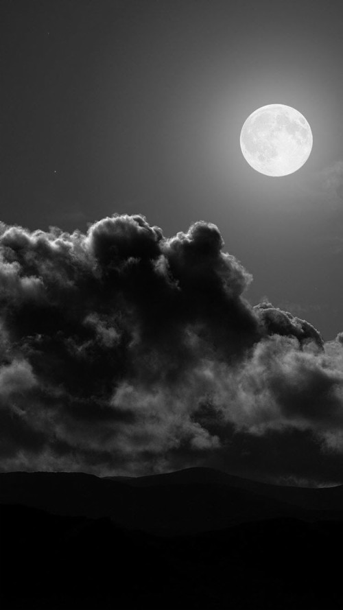 完全な黒の壁紙 空 雲 月 自然 雰囲気 昼間 光 積雲 Wallpaperkiss