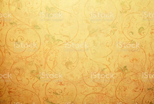 シックな壁紙 パターン オレンジ 黄 壁紙 褐色 テキスト 設計 花柄 図 視覚芸術 Wallpaperkiss