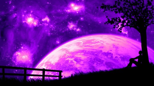 Sick Wallpapers Purple Violet Light Sky Space Astronomical Object Universe Night World 1201267 Wallpaperkiss