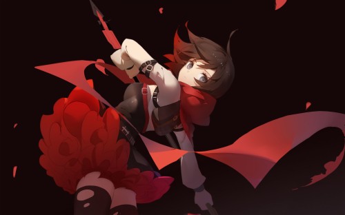 Rwby壁紙 赤 漫画 図 架空の人物 アニメーション グラフィックデザイン アート アニメ スタイル 黒髪 125 Wallpaperkiss