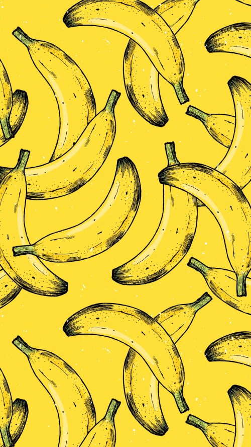 バナナの壁紙 バナナファミリー バナナ 黄 工場 フォント フルーツ Wallpaperkiss