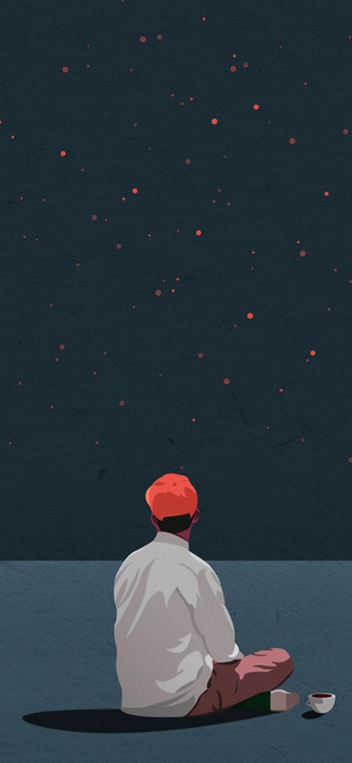 男の子のための最高の壁紙 空 夜 図 アニメーション スペース 地平線 海 Wallpaperkiss