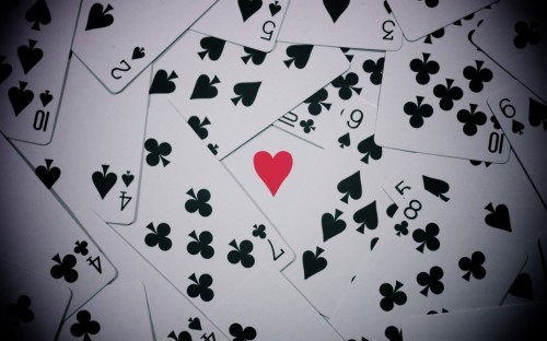カードの壁紙 ゲーム ギャンブル 心臓 黒と白 トランプゲーム ポーカー 愛 155 Wallpaperkiss