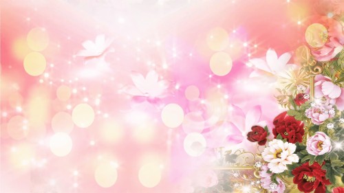 結婚式の壁紙のhd ピンク 花 春 空 工場 花弁 花柄 パターン 図 心臓 Wallpaperkiss