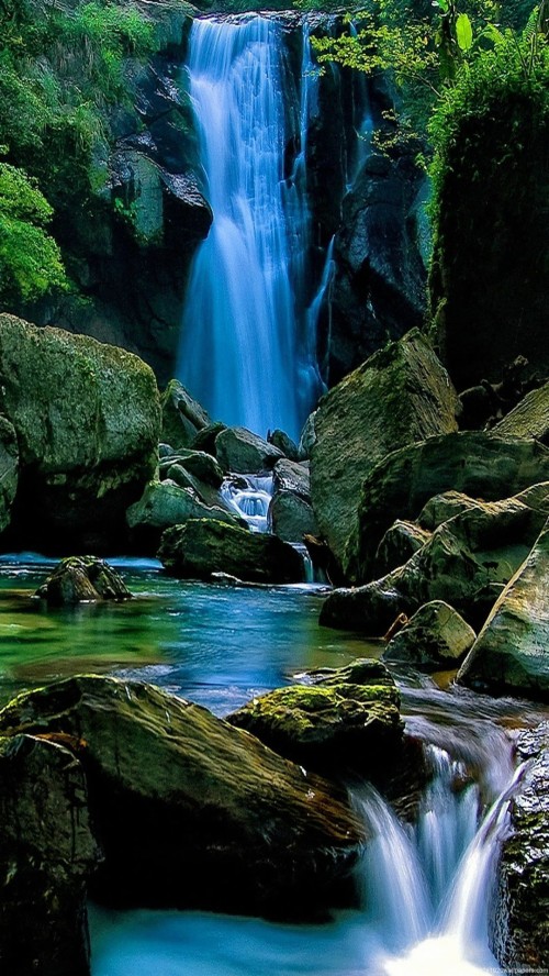 Android用のhd自然の壁紙 滝 水資源 水域 自然の風景 自然 水路 水 ストリーム Wallpaperkiss