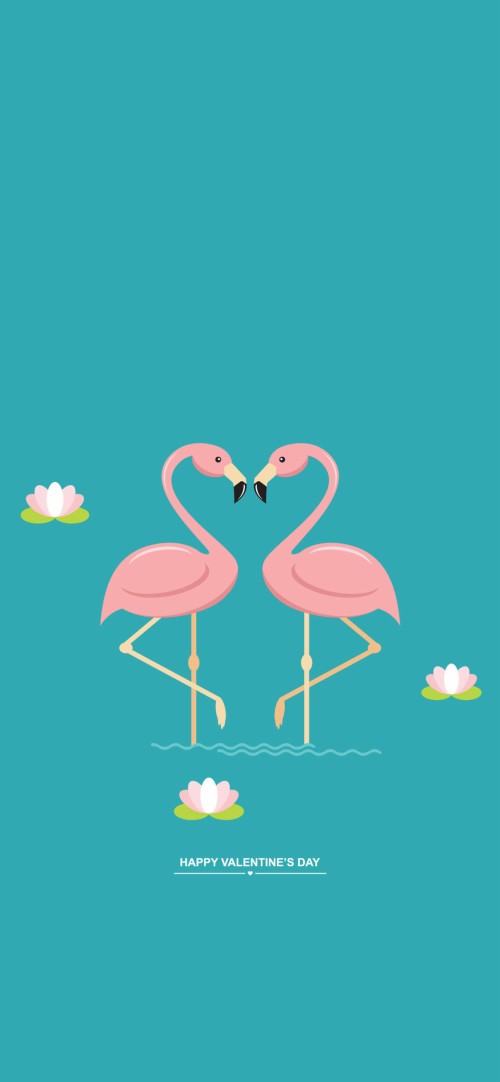 乙女チックなiphoneの壁紙 フラミンゴ 鳥 オオフラミンゴ 水鳥 図 ピンク ターコイズ 漫画 空 129 Wallpaperkiss