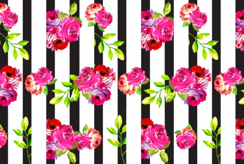 striped wallpaper b&q,pink,pattern,plant,flower,magenta,design,floral