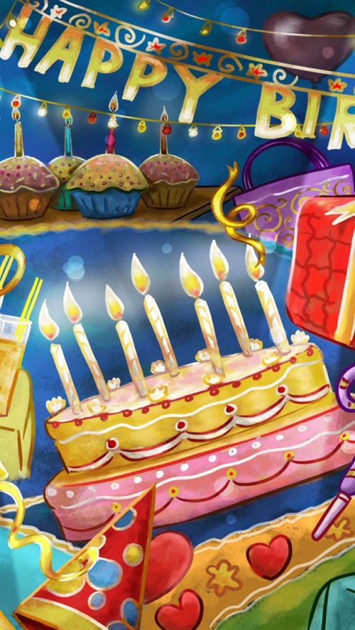 誕生日壁紙ダウンロード 誕生日キャンドル 漫画 ゲーム お誕生日 パーティー 誕生日ケーキ ケーキ キャンドル 焼き菓子 Wallpaperkiss