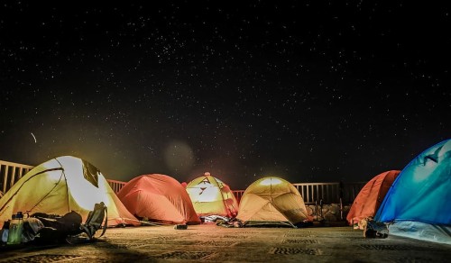 キャンプの壁紙 テント 空 キャンプ 夜 スペース 風景 図 スタイル アート Wallpaperkiss