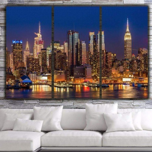 45 Cityscape Mural Wallpaper Background In Wallpaper 