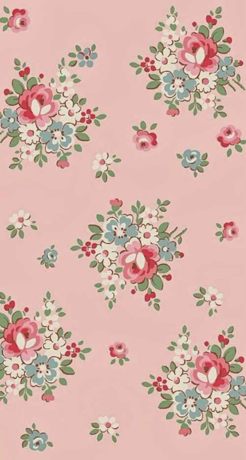 Cath Kidston Tapete Rosa Muster Blumendesign Geschenkpapier Design Blume Textil Pflanze Wallpaperkiss