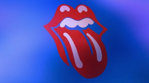 Rolling Stones Wallpaper Blue Illustration Electric Blue Logo Font Graphics Clip Art Art Wallpaperkiss