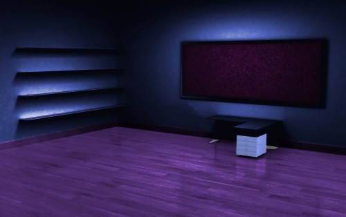 オフィスのデスクトップの壁紙 紫の バイオレット 床 ルーム 光 壁 点灯 フローリング 広葉樹 インテリア デザイン Wallpaperkiss