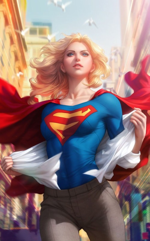 スーパーガールの壁紙 スーパーマン スーパーヒーロー ヒーロー 架空の人物 正義リーグ コスチューム アクションフィギュア Cgアートワーク Wallpaperkiss