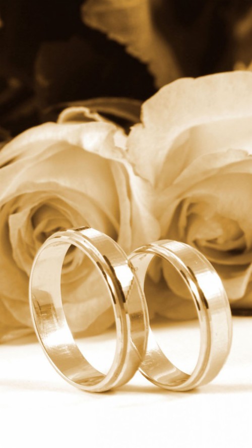 私はあなたとカップルの壁紙が大好きです 結婚式用品 結婚指輪 リング 婚約指輪 Wallpaperkiss
