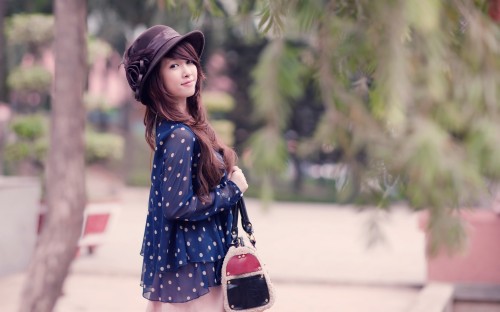 韓国の女の子の壁紙 ストリートファッション 衣類 ショルダー 美しさ ファッション リップ チェック柄 ドレス Wallpaperkiss