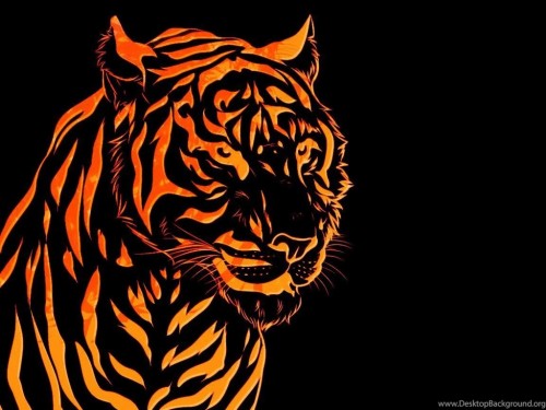 タイガー壁紙 ネコ科 野生動物 ベンガルトラ 虎 大きな猫 密林 草 木 Wallpaperkiss