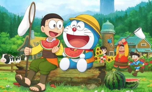 Doraemon Lucu Wallpaper Cartoon Animated Cartoon Illustration Animation Art Adventure Game Grass Fictional Character Plant Clip Art 1298959 Wallpaperkiss